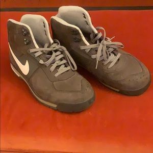 Brown Suede Nike Air Hightops Like New